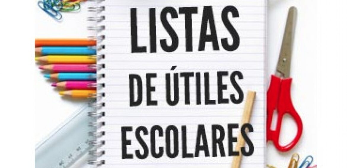 Lista de utiles escolares Básica y Plan Lector